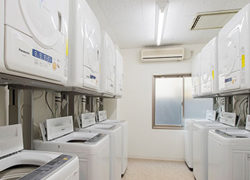 写真:無料ランドリー