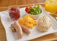 朝食のご案内